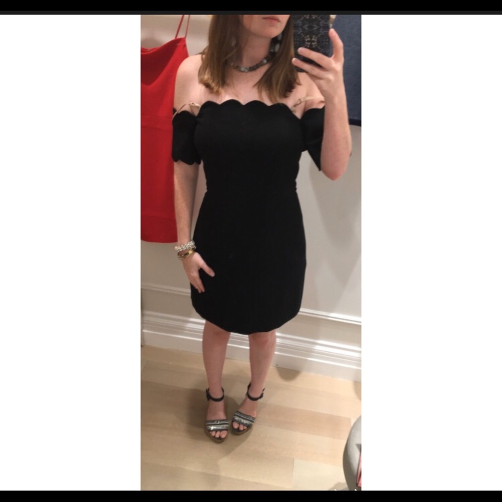 Club Monaco, size 0, off the shoulder dress